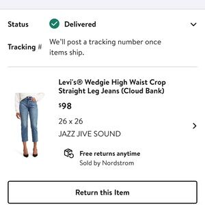 Levis Wedgie High Waist Crop Straight Leg Jeans